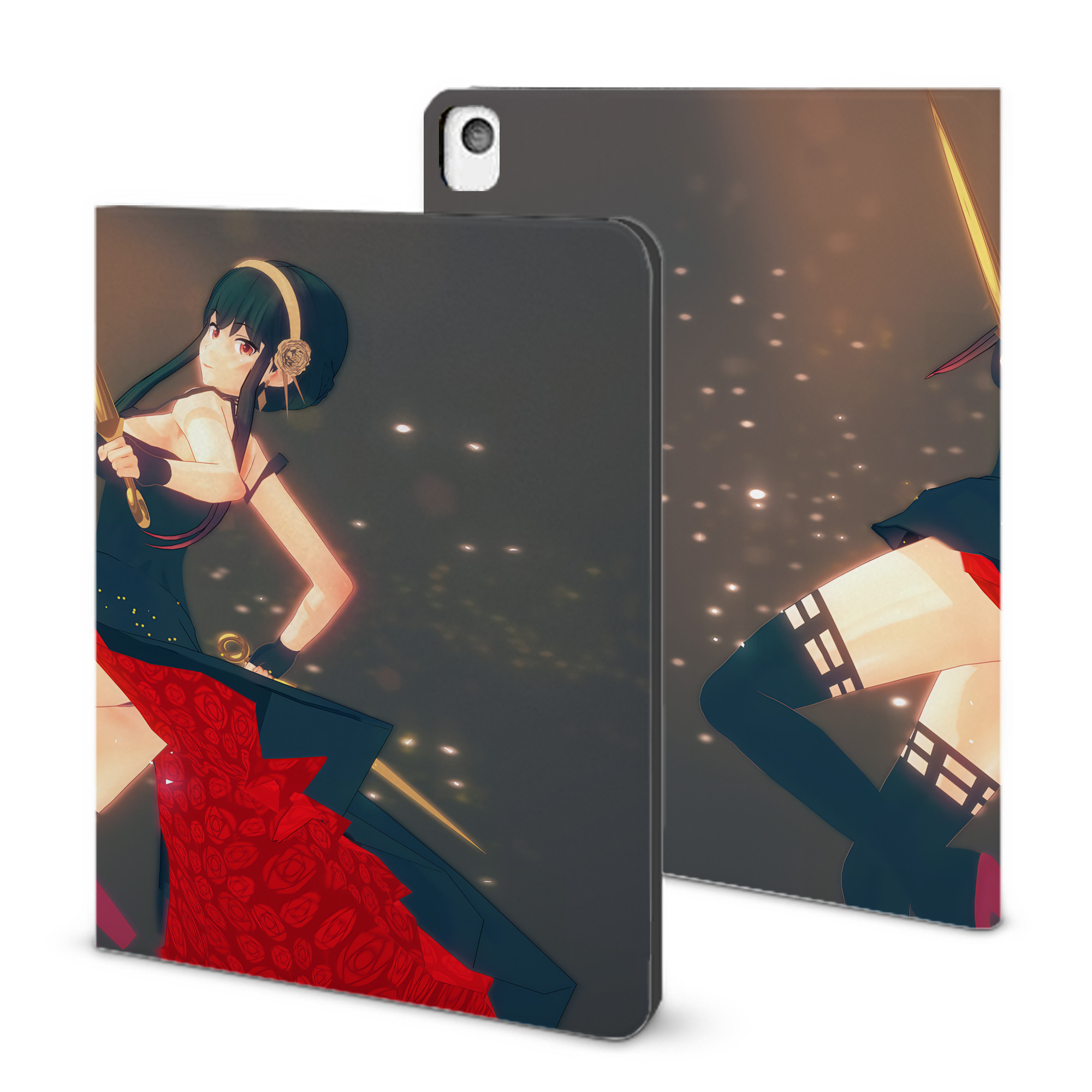 （画像用） SPY×FAMILY间谍家家酒 IPadケース ペンホルダー付き ブックスタイルデザイン